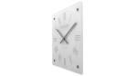 Часы настенные белые из стекла